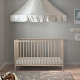 SNIGLAR Cot, beech, 60x120 cm