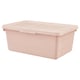 Option: SOCKERBIT Box with lid, pink, 38x25x15 cm