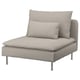 Option: SÖDERHAMN 1-seat section, Fridtuna light beige