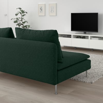 SÖDERHAMN 3-seat section, Tallmyra dark green