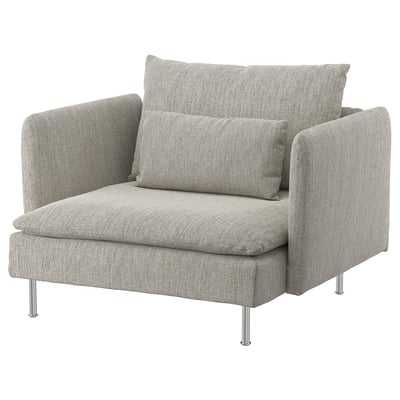 SÖDERHAMN Armchair, Viarp beige/brown