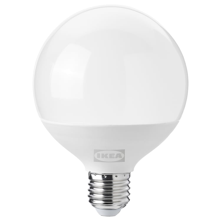 SOLHETTA LED bulb E26 1521 lumen, dimmable/globe opal white, 95 mm IKEA