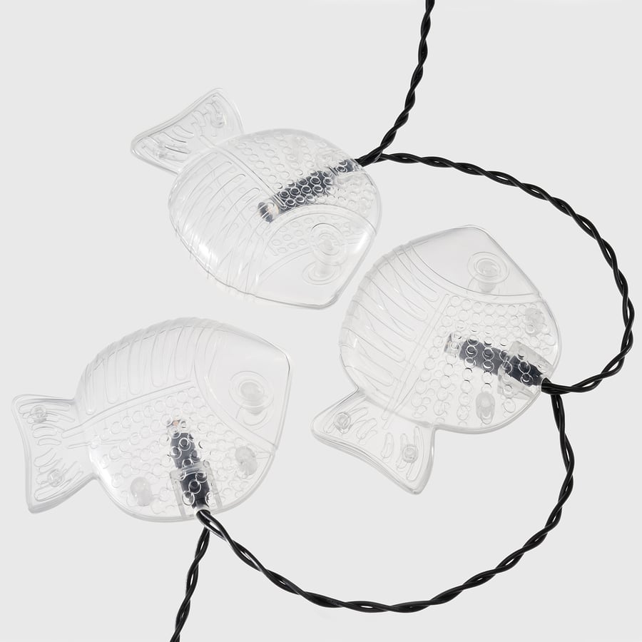 SOLVINDEN LED lighting chain with 12 bulbs, batteryoperated outdoor