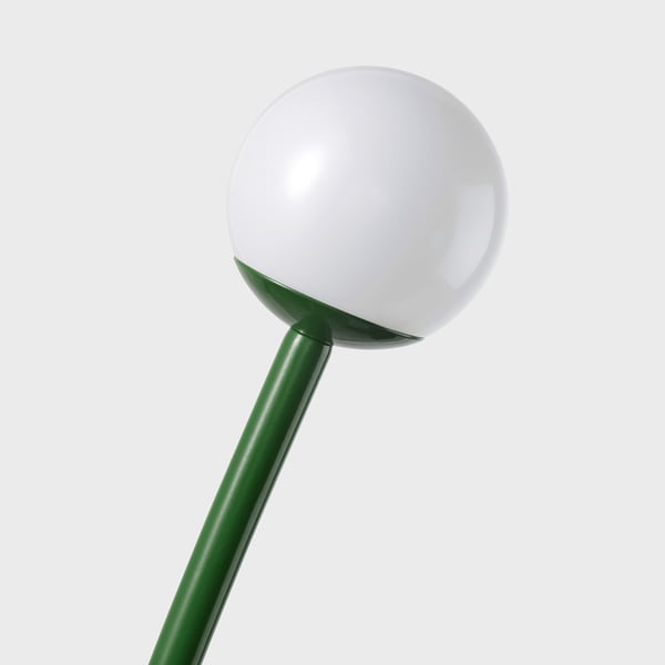 SOLVINDEN LED solar-powered ground stick, outdoor dark green