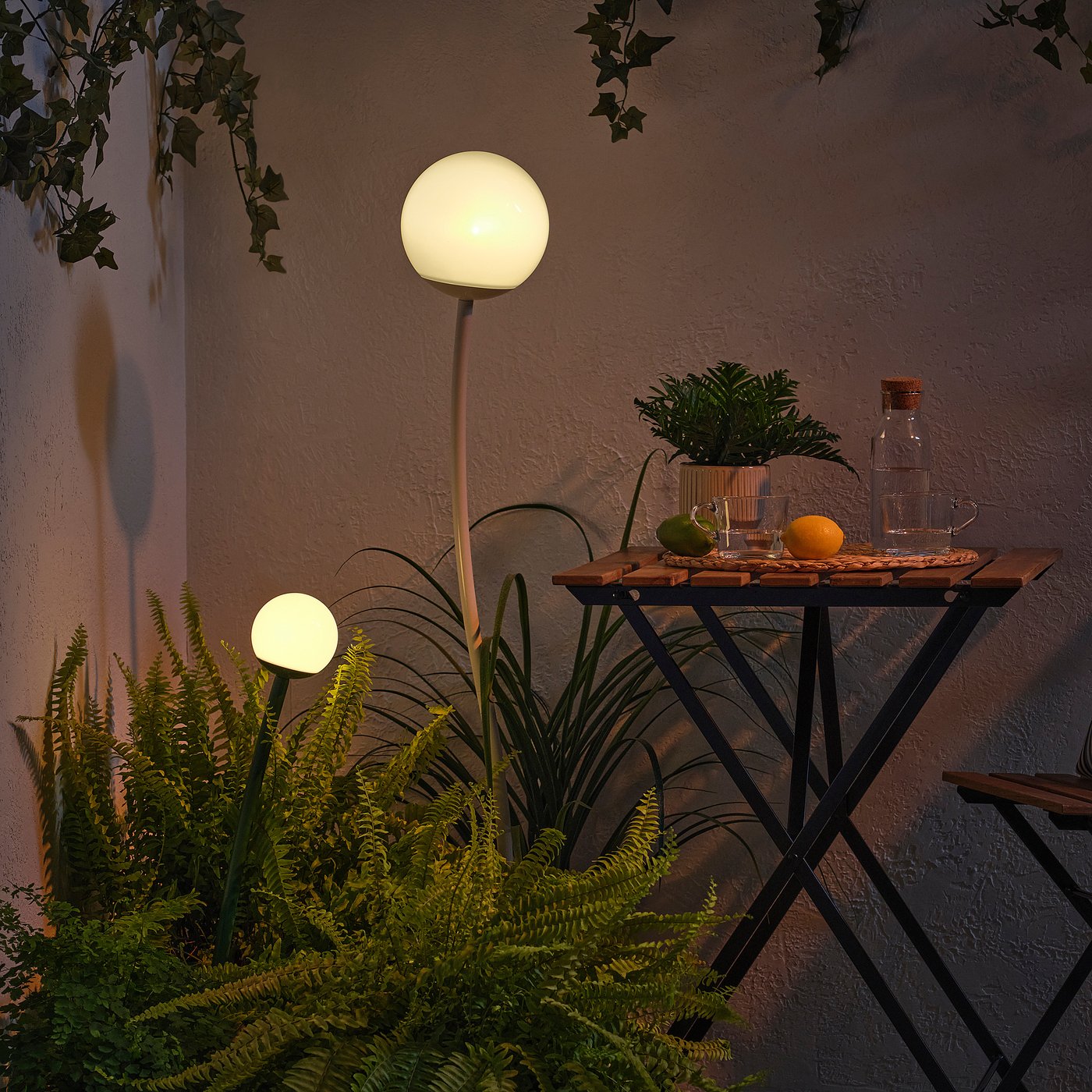 【新品・未使用】IKEA solvinden ソルヴィンデン ランプスタンド SOLVINDEN lamp stand, orange/beige - IKEA