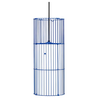 SOLVINDEN Pendant lamp, blue, 48 cm
