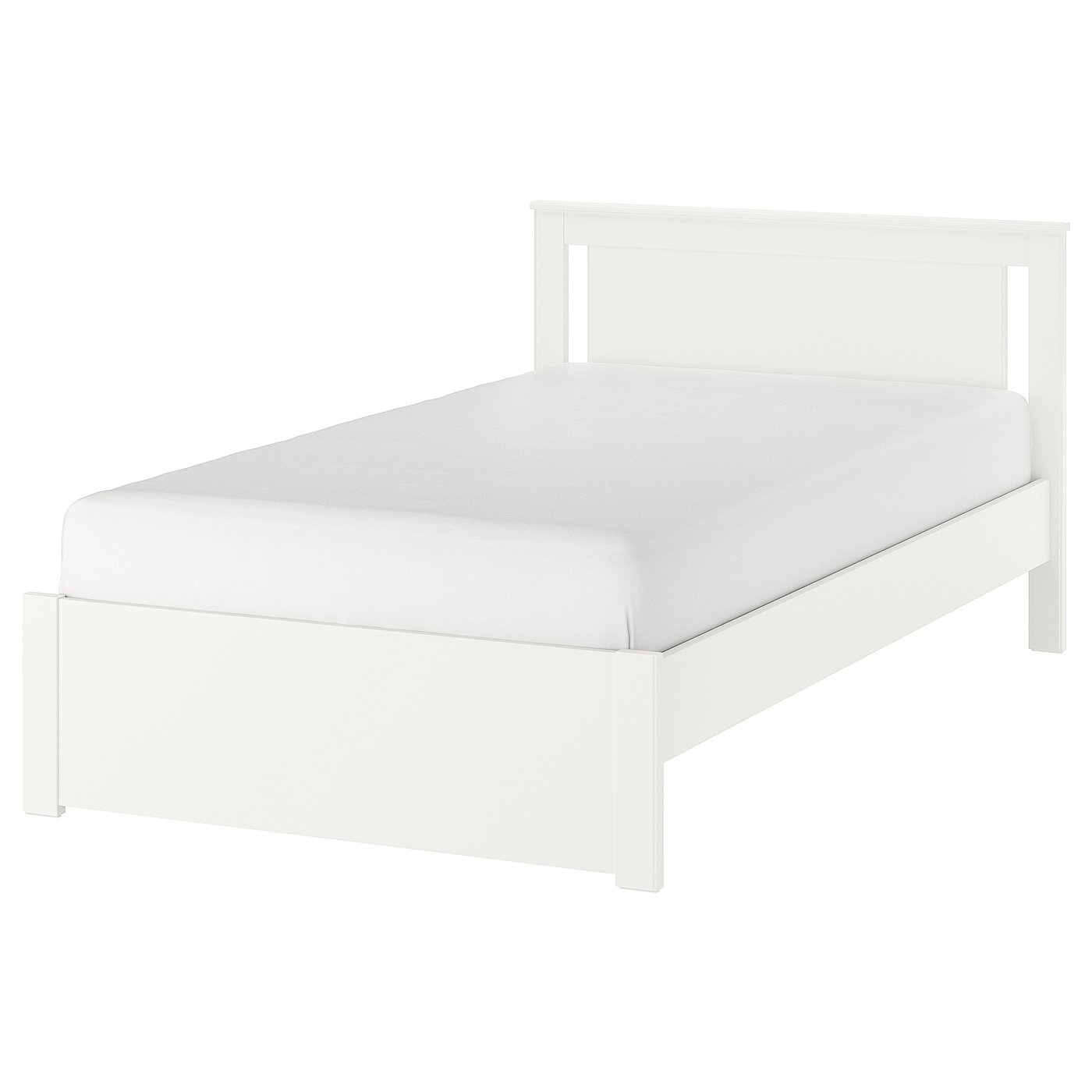 HEMNES bed frame, white stain, 120x200 cm - IKEA