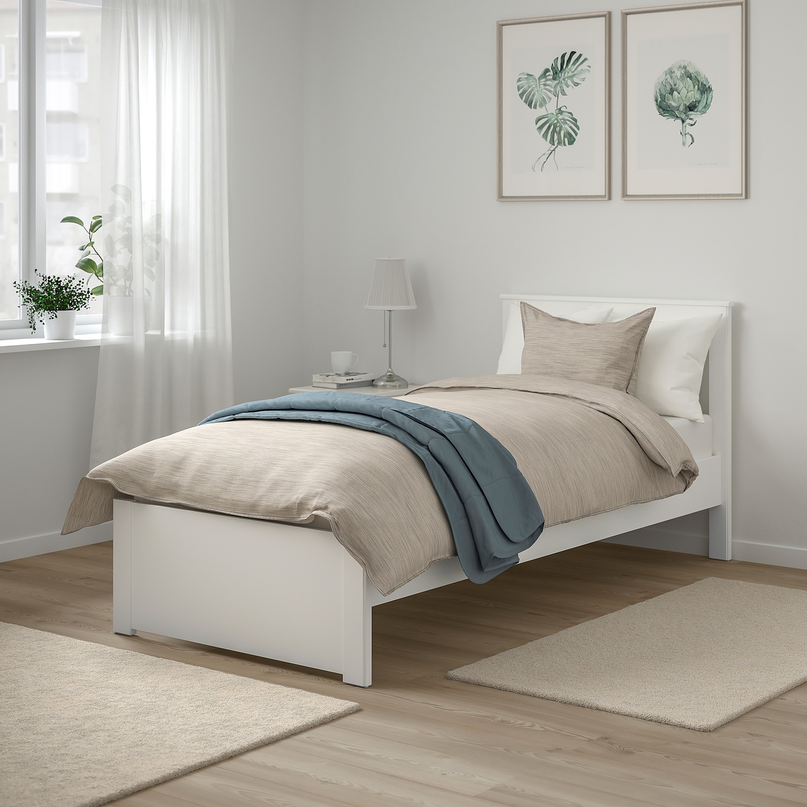 SONGESAND Bed frame white IKEA