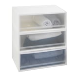 SOPPROT Pull-out storage unit, transparent white, 51x46x20.5 cm