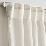 STENFRÖ Sheer curtain, 1 piece, beige/with heading tape, 300x250 cm