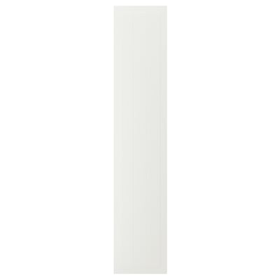 STENSUND Door, white, 40x200 cm