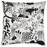 STOCKHOLM 2025 Cushion cover, white/black, 50x50 cm