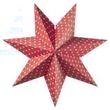 STRÅLA Lamp shade, pink/green, 48 cm