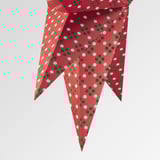 STRÅLA Lamp shade, pink/green, 70 cm