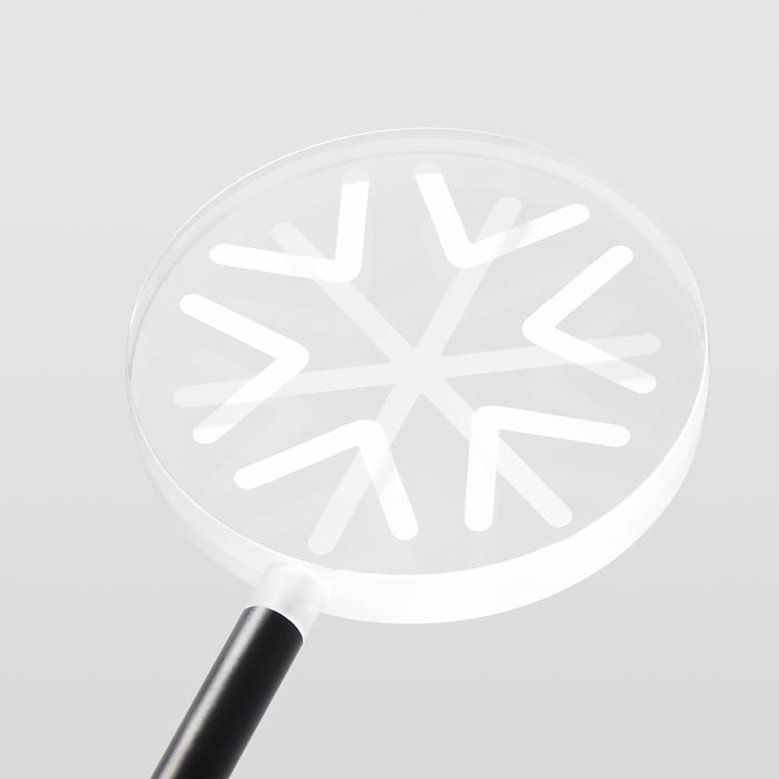 STRÅLA LED light stick batteryoperated outdoor/snowflake IKEA