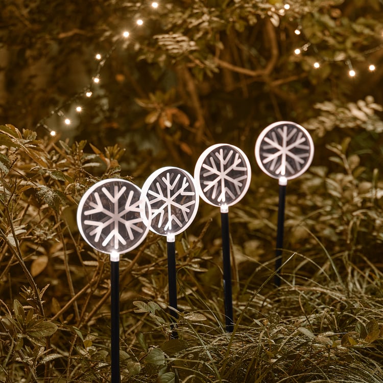 STRÅLA LED light stick batteryoperated outdoor/snowflake IKEA