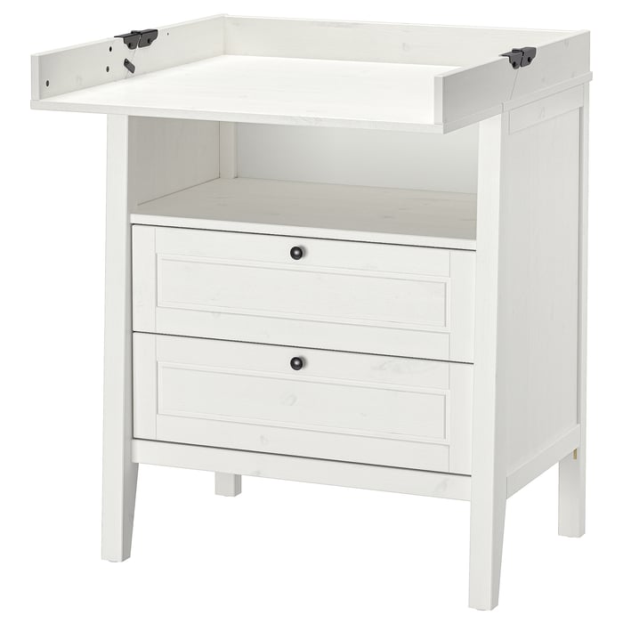 SUNDVIK Changing table/chest of drawers white IKEA