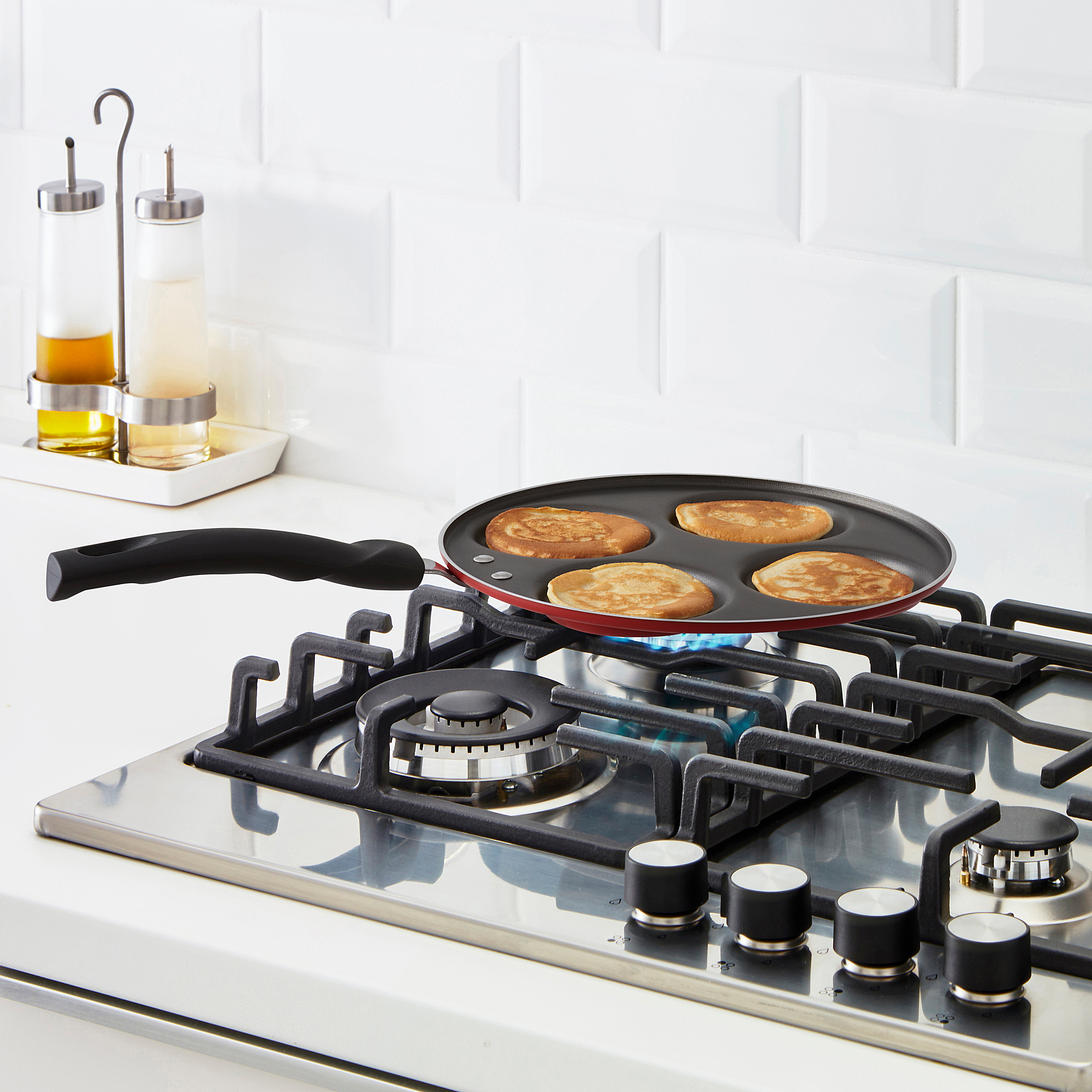 SUPERVARM Crepe/pancake pan, black, 23 cm IKEA