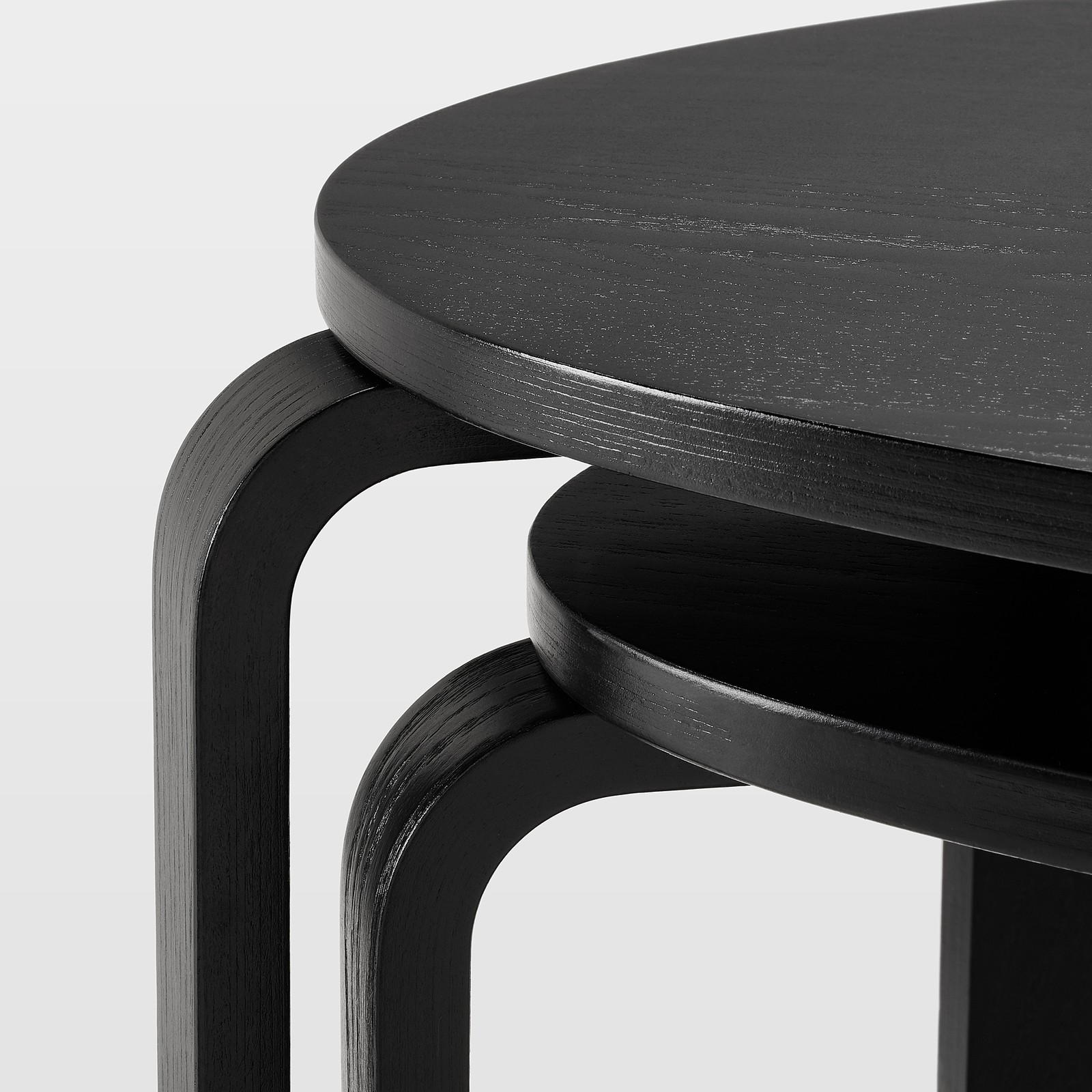 SVALSTA Nest of tables, set of 2, blackbrown stain IKEA