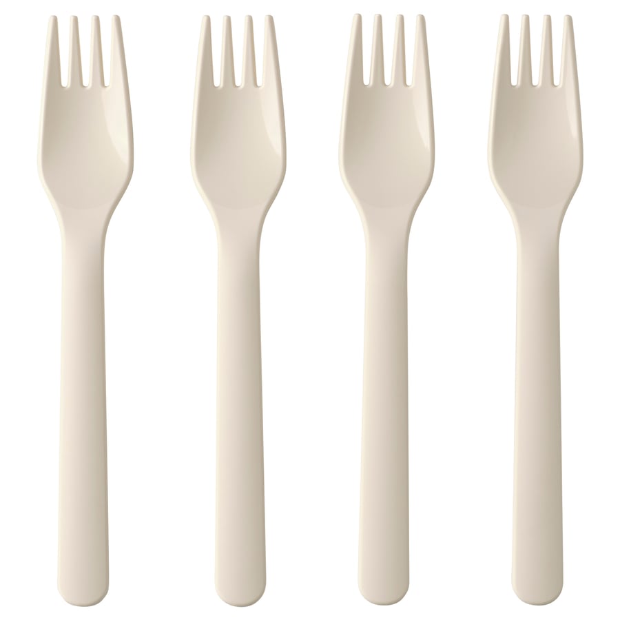 TALRIKA Fork, beige IKEA