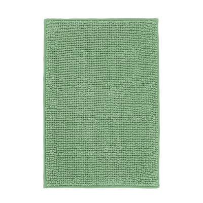 TOFTBO Bath mat, light green, 40x60 cm