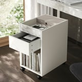 TONSTAD Drawer unit on castors, off-white, 35x60 cm