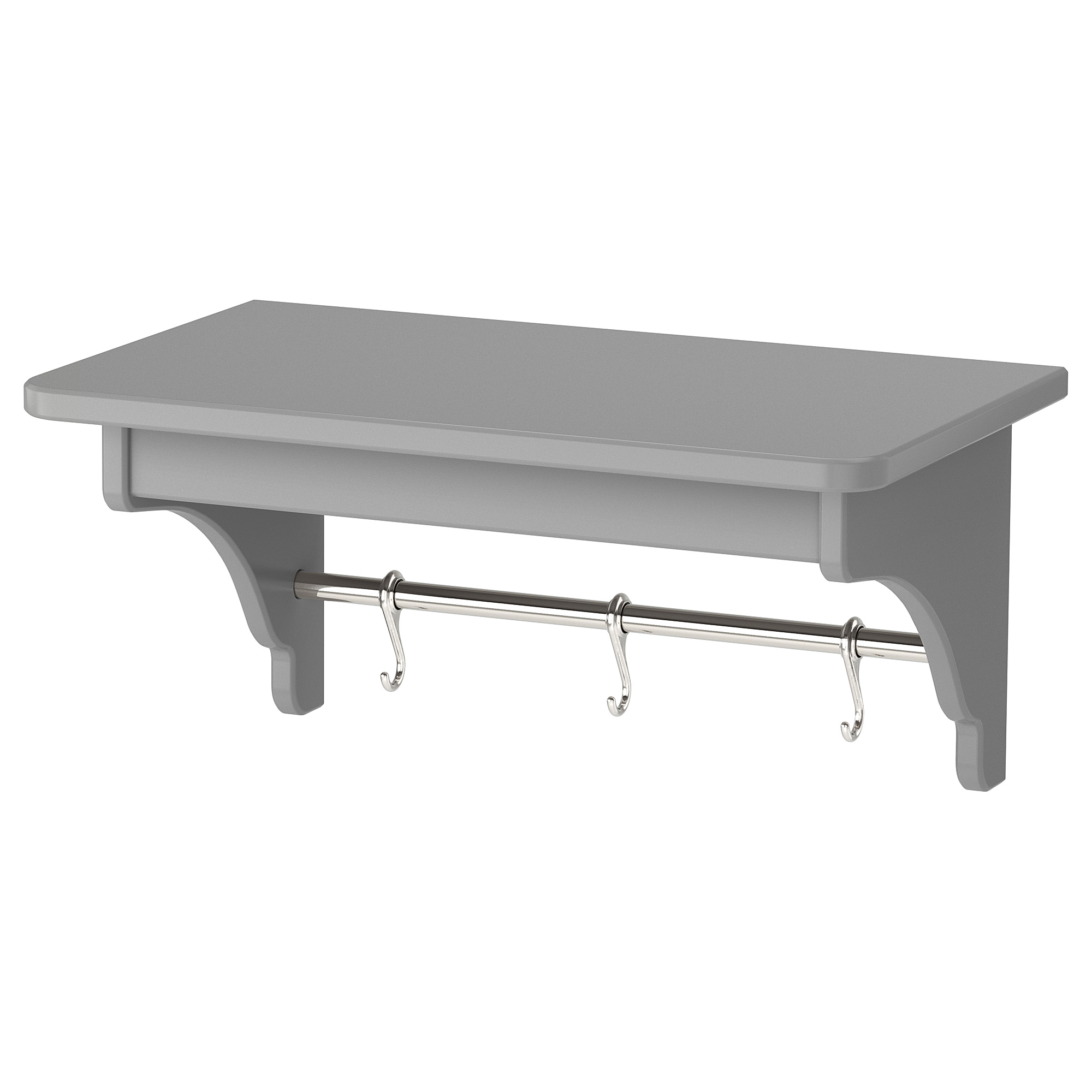 TORNVIKEN Wall shelf grey IKEA