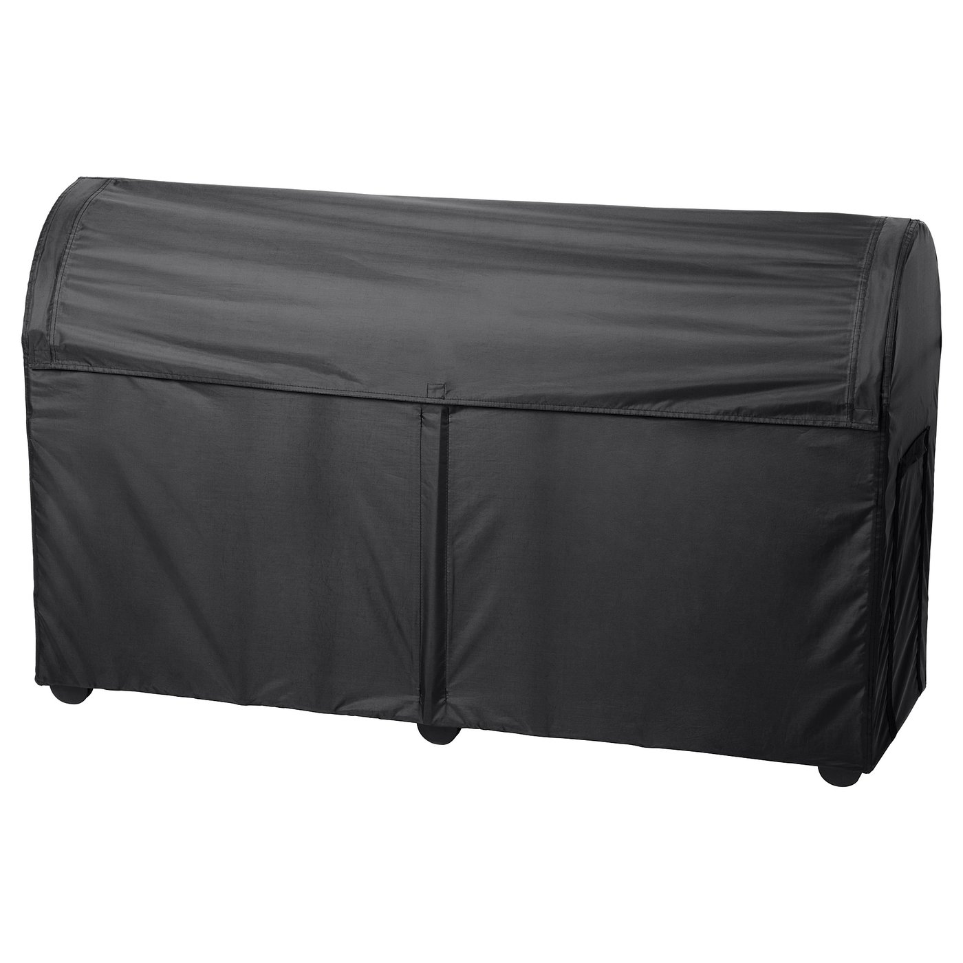 TOSTERÖ Storage box, outdoor black 129x44x79 cm