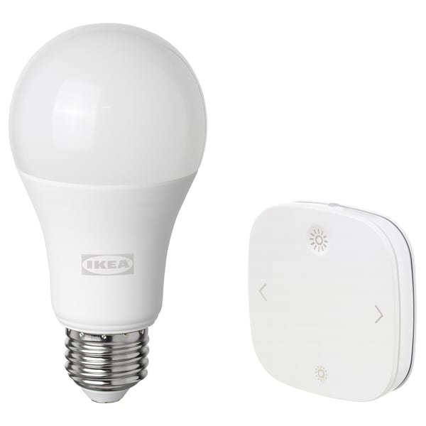 TRÅDFRI Starter kit, smart/wireless dimmable white spectrum, E26