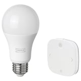TRÅDFRI Starter kit, smart/wireless dimmable white spectrum, E26