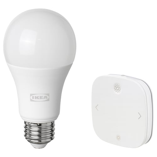 TRÅDFRI led bulb & remote for smart home lighting