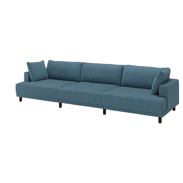 UPPÅKRA 4,5-seat modular sofa, Axvall dark grey-blue