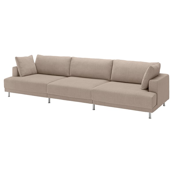 UPPÅKRA 4,5-seat modular sofa, Samsala grey-beige