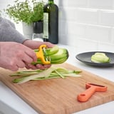 UPPFYLLD Vegetable cutters, set of 2, bright yellow/bright orange