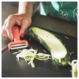 UPPFYLLD Vegetable cutters, set of 2, bright yellow/bright orange