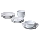 UPPLAGA 18-piece service, white