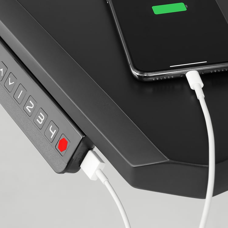 UPPSPEL gaming desk, black, 180x80 cm IKEA