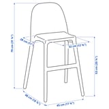 URBAN Junior chair, white