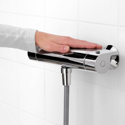 VALLAMOSSE Thermostatic shower mixer, chrome-plated, 150 mm