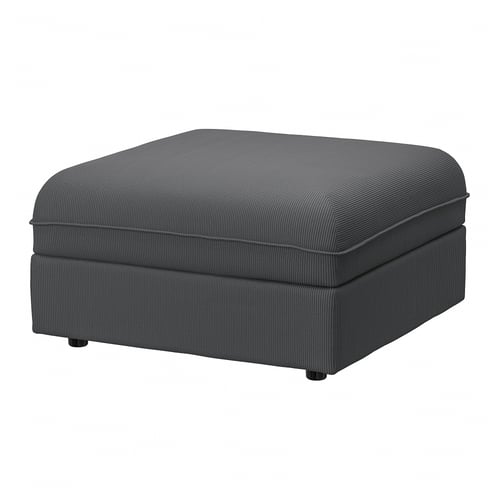 VALLENTUNA Seat module with storage, Kelinge anthracite - IKEA