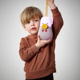 VAPPEBY Bluetooth speaker, peanut shape/pink