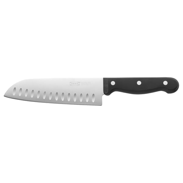 VARDAGEN Vegetable knife, dark grey, 16 cm