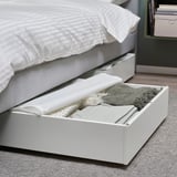 VARDÖ Bed storage box, white, 65x70 cm