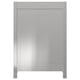 Option: VÅRSTA Cover panel with legs, stainless steel, 62x88 cm