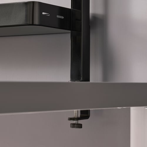 VATTENKAR desktop shelf, black, 49x15 cm IKEA