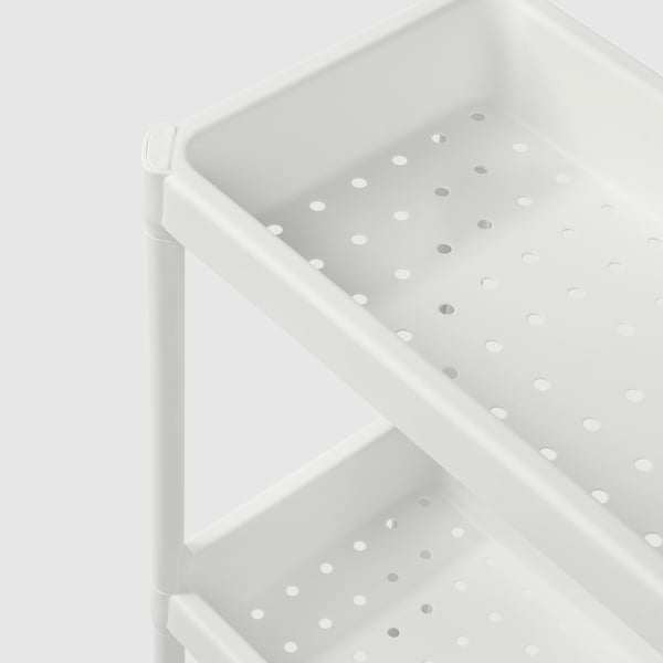 VESKEN Shelf unit, white, 37x23x70 cm