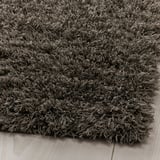 VINDEBÄK Rug, high pile, grey-brown, 160x230 cm