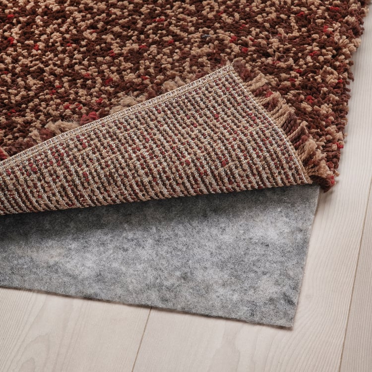 VINDUM Rug, high pile, brown, 170x230 cm IKEA