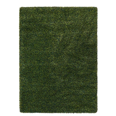 VINDUM Rug, high pile, green, 170x230 cm