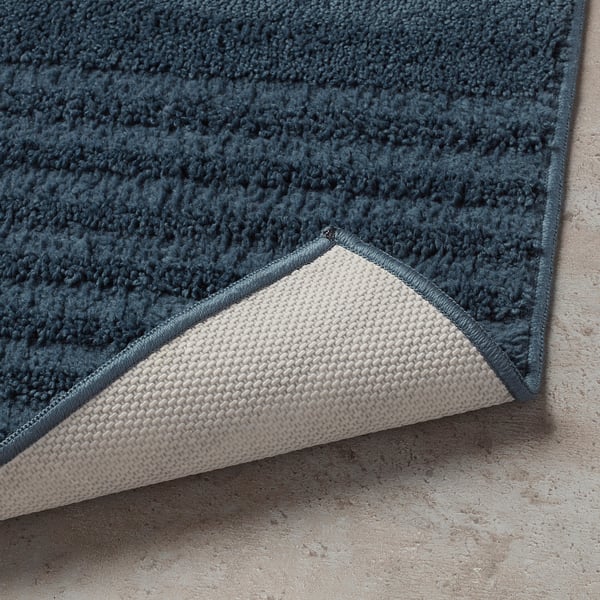 VINNFAR Bath mat, dark blue, 40x60 cm IKEA